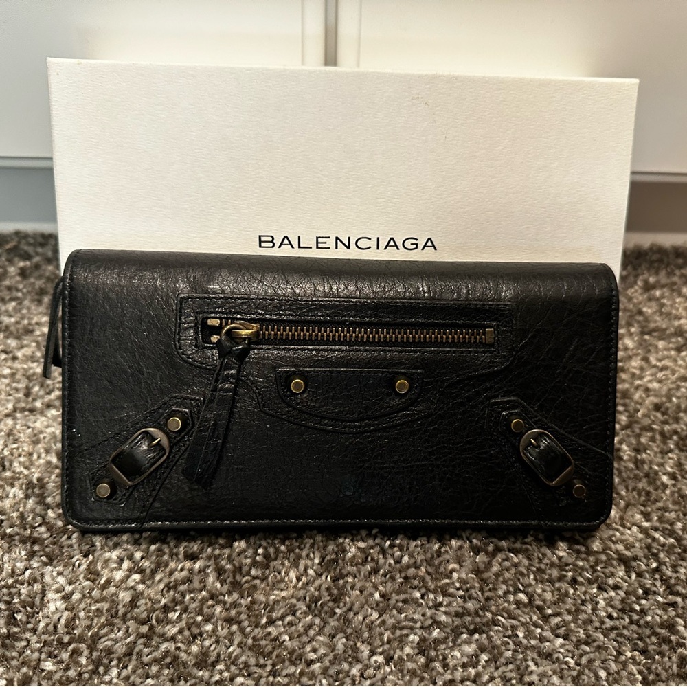 Balenciaga City Wallet Black